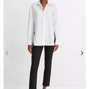 Vince convertible light blue shirt